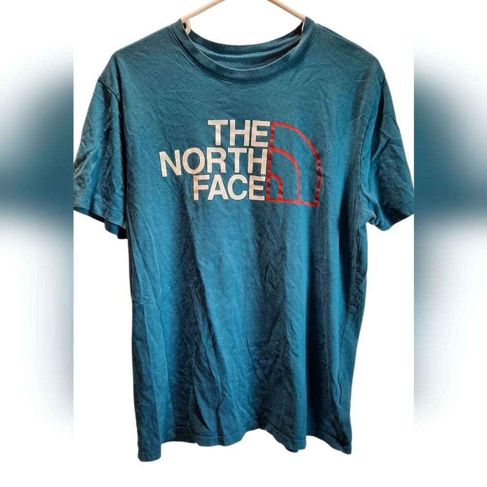 The North Face T-Shirt Mens Medium Blue Short Sleeve Outdoor Athleisure Sporty